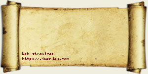 Jovana Veljović vizit kartica